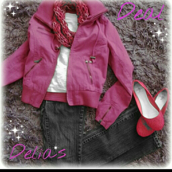 Purple Delia's jacket NWT