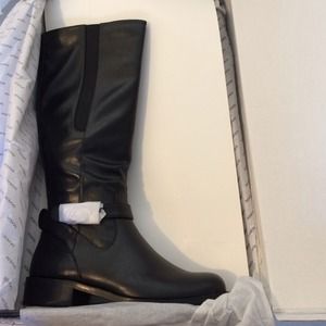 BLACK ALFANI RIDING BOOTS