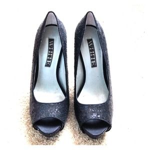 💝Glittery Peep Toe Pumps!💝