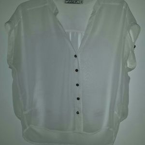 Sheer white blouse