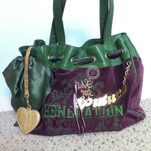 Juicy Couture Velour daydreamer handbag