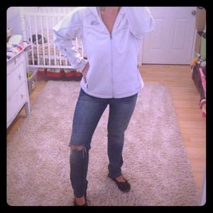 North face fleece zip up jacket