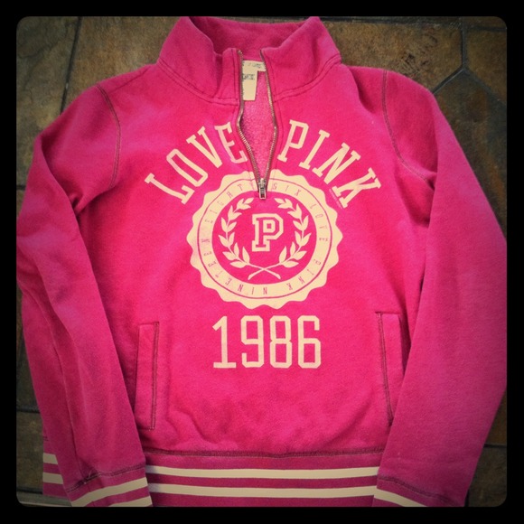 VS PINK half zip