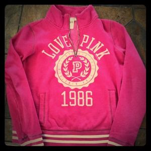 VS PINK half zip