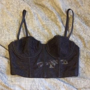 Black corset top