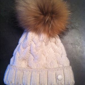 Bogner cable knit hat