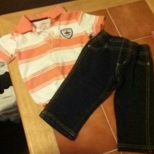 6 old month shirt and pants