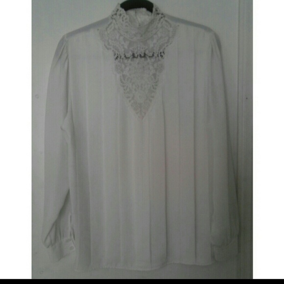 White silk shirt