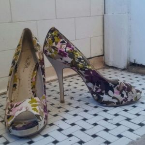 floral heels