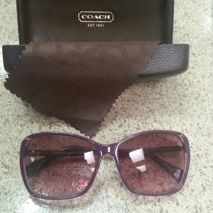 Just Reduced! Coach Poppy sunglasses w/case