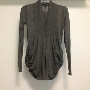 ❌SOLD IN BUNDLE❌Cardigan with draping on side