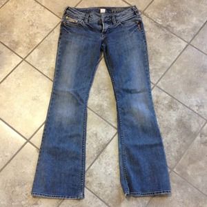 Silver brand jeans, gently loved.