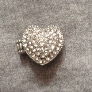 Cocktail ring Diamond heart ring