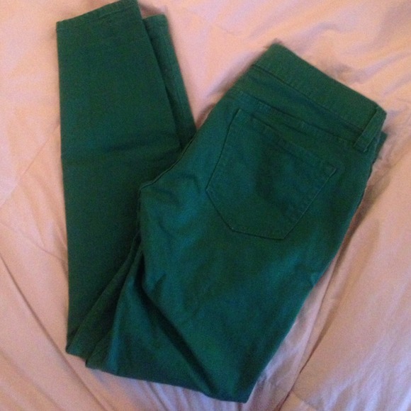 Green Skinny Pants