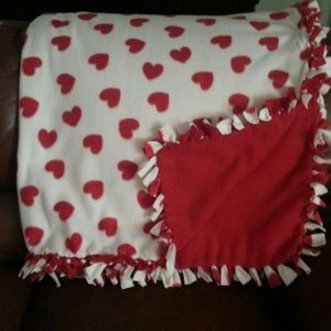 Valentines throw blanket