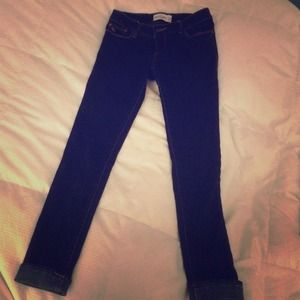 Dark blue skinny jeans
