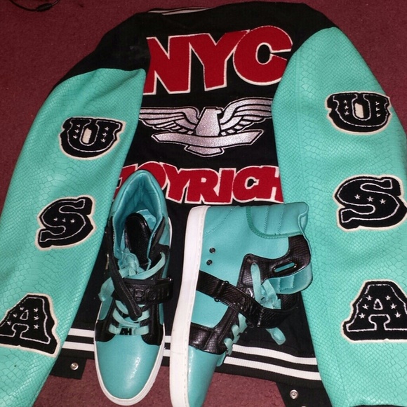 Joy rich gator jacket and android gator sneaks