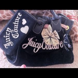 juicy bag and wallet