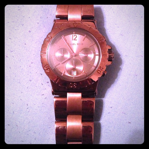 MK chocolate watch