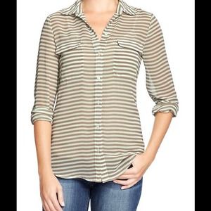 Women's Printed Chiffon Shirt