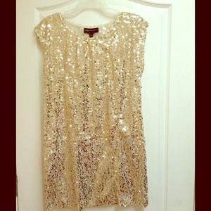 Glitter gold dress