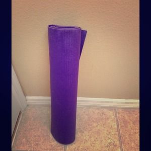 Purple yoga mat
