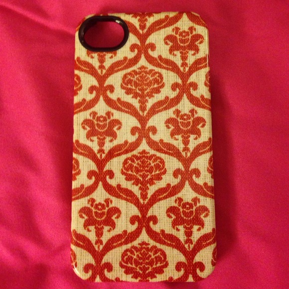 Cute Orange & Tan Pattern Case - Picture 2 of 2