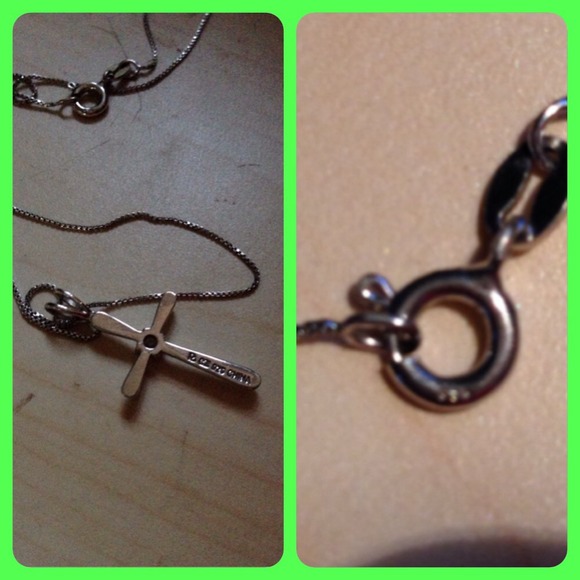 925 Necklace with Cross pendant - Picture 3 of 4