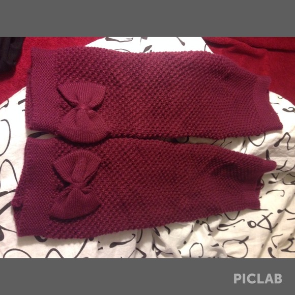 Leg warmers. Boot socks