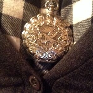 Vintage Bird Locket Necklace