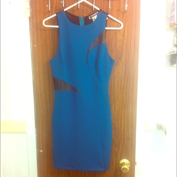 Teal cocktail dress