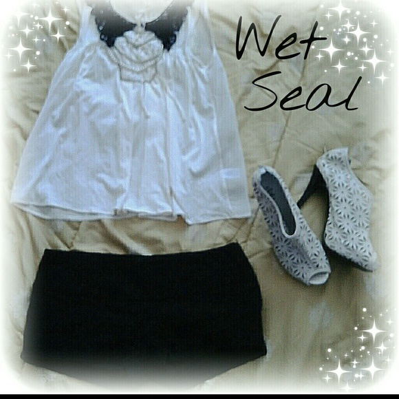 Black Lace Wet Seal shorts