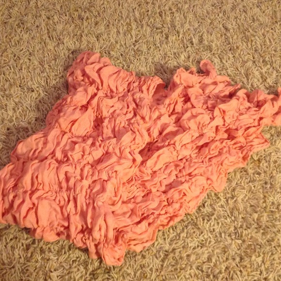 Salmon Colored Light Weight Scarf - ADORABLE!