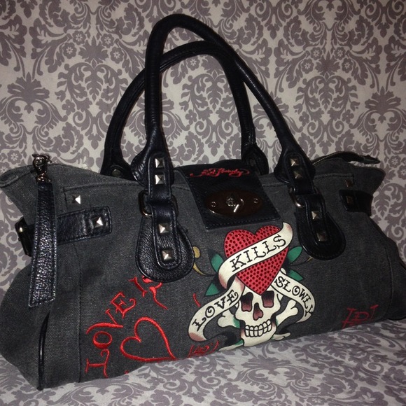 💲REDUCED💲💀Ed Hardy "LKS" Bag💀 ✨Authentic✨