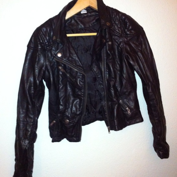 Faux Leather Jacket