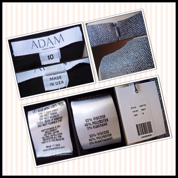 Adam Lippes Grey Silver tweed sleeveless dress 10 - Picture 4 of 4