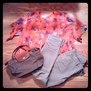 Free People Kataomi Sheer Blouse - Size S