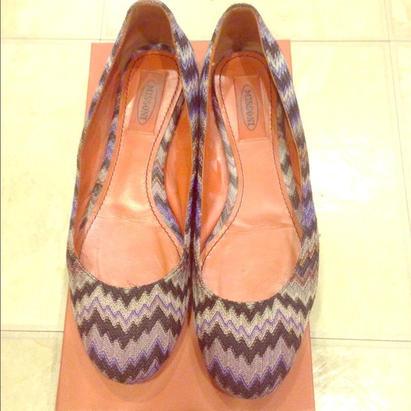 Sold!!! Missoni Rashel Viola Snake Ballet Flats!