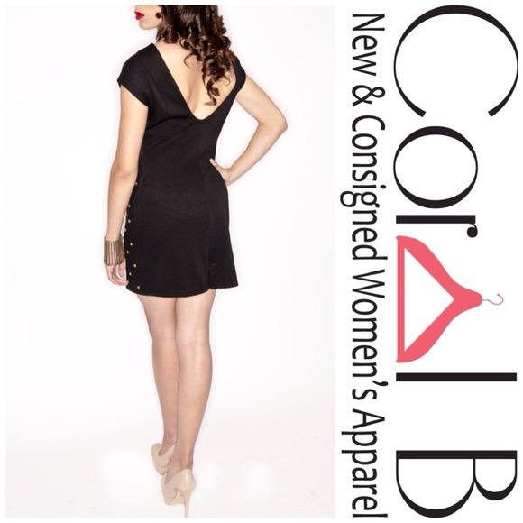 Studded Black Dress - Picture 2 of 2