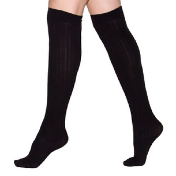 AA Black Over the Knee Socks