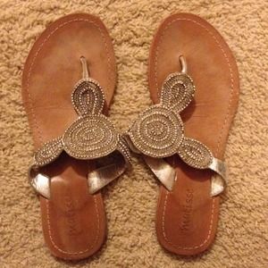 Matisse rhinestone sandals.