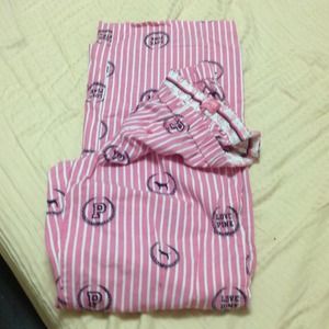 Pink pajamas and VS bundle pajamas