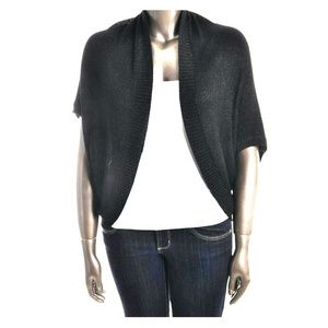 NWT- Jones New York Black Metallic Cardigan - Sz S