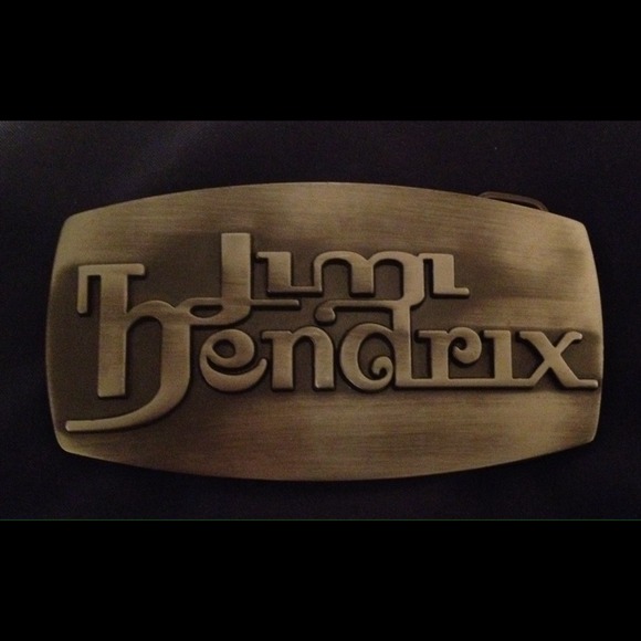 🎶🎸NWOT Jimmy Hendrix Silver Belt Buckle
