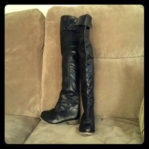 Lavorazione Artigiana OTK black riding boots