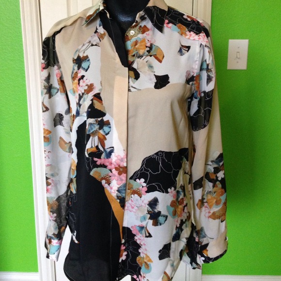 Philip Lim floral blouse