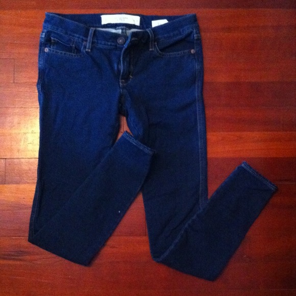 A&F Dark Wash Skinny Jeans