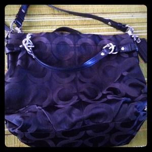 Authentic black Coach handbag