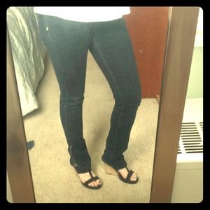 Dark blue legging jeans