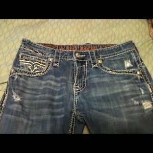 Rock Revival Shane Bootcut Mens Jeans. Size 33